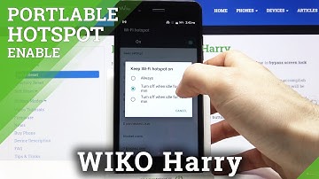 Share Wi-Fi on WIKO Harry – Portable Hotspot Creating