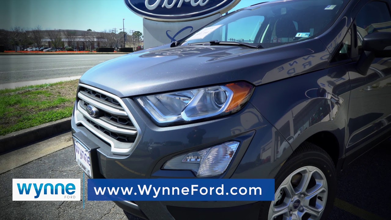 Get to know the EcoSport from Wynne Ford in under 15 seconds YouTube