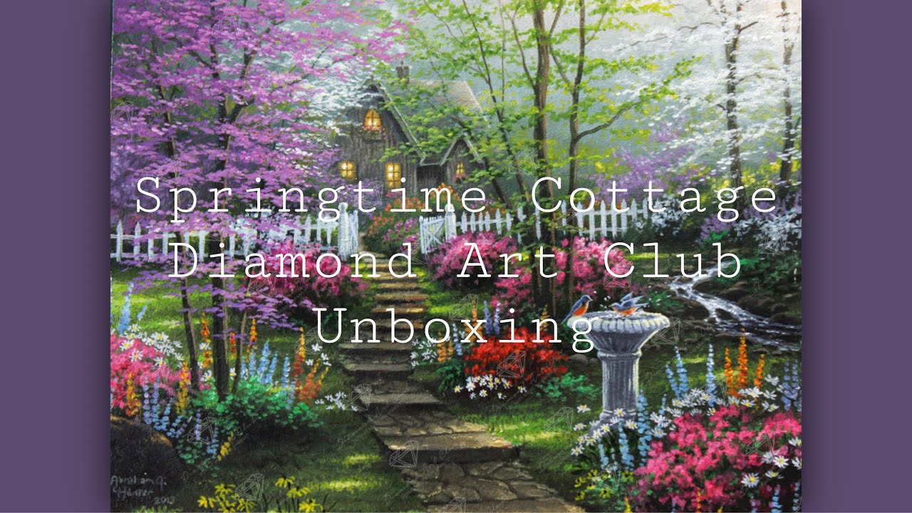 ダイヤモンドアートクラブ Springtime Cottage Springtime Cottage – Diamond Art Club