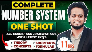 Complete Number System संख्या पद्धति ✅ 25Hours + 400+ Ques Concepts, Tricks BY SOURABH CHOUHAN SIR
