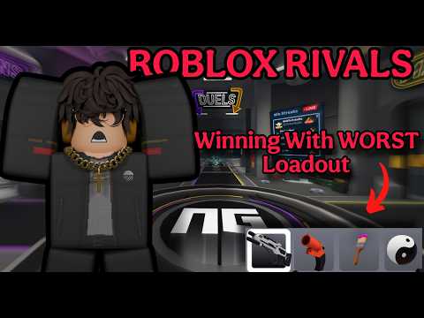 I Tried Winning Using The WORST Loadout in Roblox Rivals