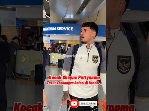 VIRAL⁉️Shayne Pattynama takut kehilangan Rafael Struick di Bandara Soeta #timnas #shorts #short