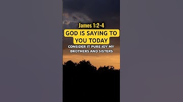 Count It All Joy — James 1:2-4 #james124 #countitalljoy #christianmotivation #bibleverseoftheday