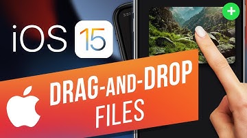 How to Drag & Drop Files [Images, Videos, Text, Links] Between Apps in iOS 15 on iPhone