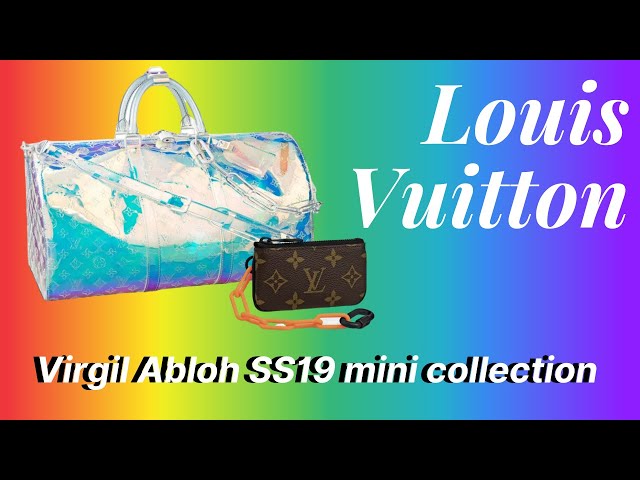 Louis Vuitton White Iridescent Ss19 Virgil Abloh Transparent