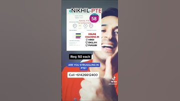 PTE PASSED WITH 6 EACH ALONG WITH 6.5 OVERALL BY WATCHING VIDEOS || PTE BY NIKHIL || #nikhilpte