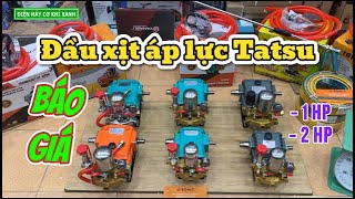 Báo Giá 6 Mã Đầu Xịt Áp Lực Tatsu Phun Thuốc Sâu, Rửa Xe