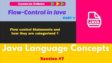 Java Session 7: P1: Flow control Statements | Decision making | Looping/Iterative | Transfer control