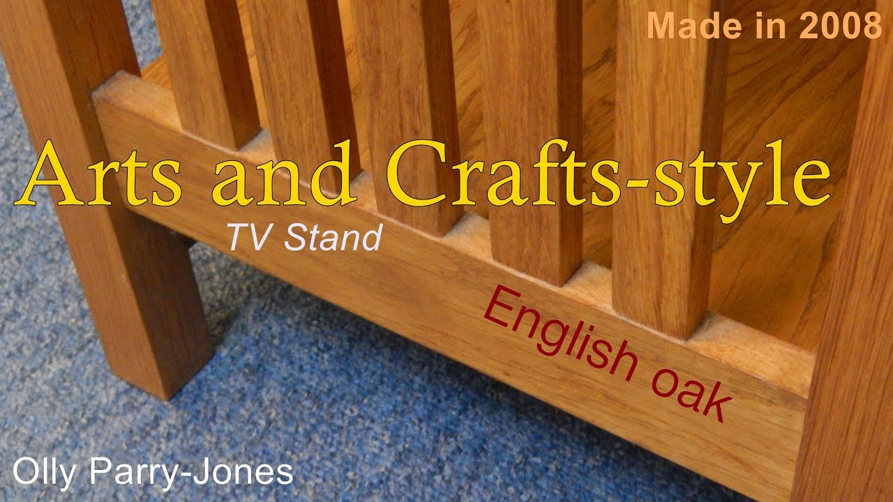 Arts & Crafts TV Stand (circa. 2008) - YouTube
