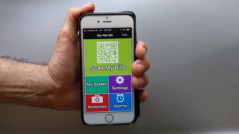 Our Pills Talk Medication App iOS Demo