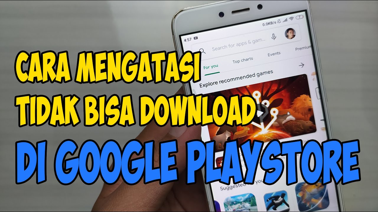 cara mengatasi android tidak bisa download aplikasi di playstore 