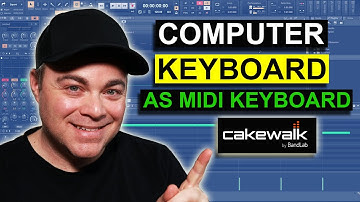 How to Use Virtual Midi keyboard In Cakewalk by Bandlab