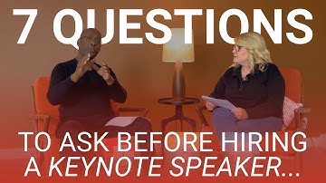 How to Hire the Perfect Keynote Speaker: 7 Questions Event Planners Ask