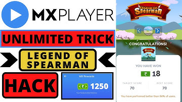 MX Player Legend Of Spearman Game Hack Trick |  Legend Of Spearman Hack Trick |Unlimited score |2021