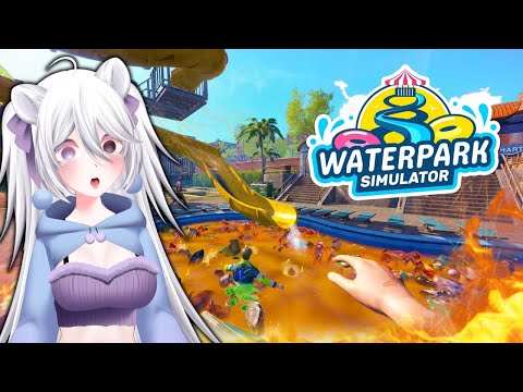 Waterpark of DOOM! | Waterpark Simulator | Let's Game It Out React