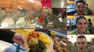 Officers serve Fort Gregg-Adams soldiers 'spectacular' Thanksgiving dinner
