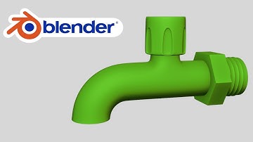 Blender 3.5 - plastic tap modelling in blender