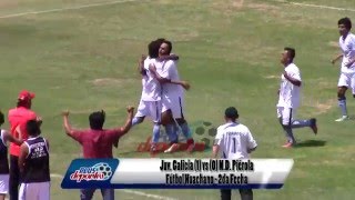 JUV. GALICIA (1) vs (0) N.D. PIÉROLA - 2DA FECHA - FÚTBOL HUACHANO 2016.