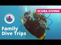 Family dive trips  big ocean dive