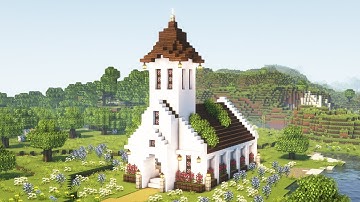 [Minecraft] ⛪ Aesthetic Church Tutorial / Mizuno