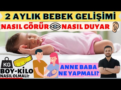 Video: 2 aylık bir bebek ne kadar uzağı görebilir?