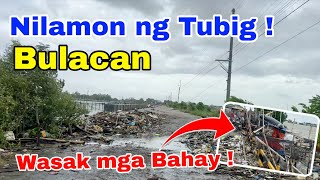 Nilamon Ng Tubig Wasak Mga Bahay Ganito Nangyari Sa Bulakan , Bulacamn