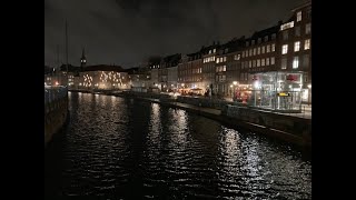 Walk Copenhagen Denmark: Copenhagen by night, #2