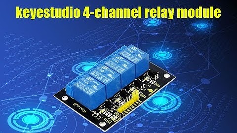 ks0058 keyestudio 4-channel relay module