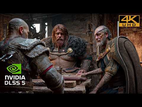 KRATOS Vs THOR Became Insanely REAL With DLSS 5 | Ultra Graphics 4K 60FPS HDR God of War Gameplay