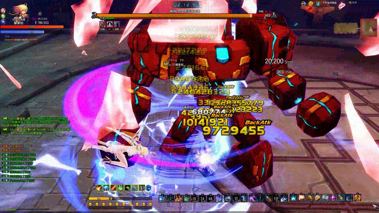 [疾風之刃 kritika online] 天狼術印111 戰力45萬單刷難度7和諧副本 - YouTube