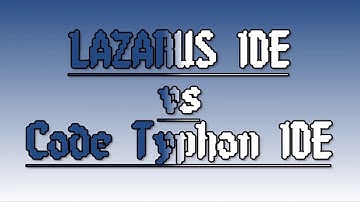 Lazarus vs CodeTyphon