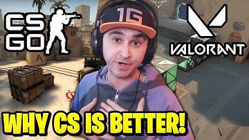 Summit1g explains why CS:GO Is Better Than Valorant!