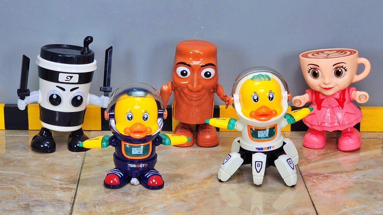 Unboxing Robot Bebek Terbaru, Robot bebek Joget, Robot Joget Tung Tung Sahur, Ballerina Cappuccina