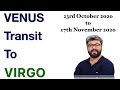 Venus Transit to Virgo || 23rd October 2020 || The practical Tsunami || Analysis by Punneit