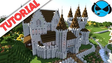 How To Build A Castle Minecraft Tutorial | Medieval Castle Part 5