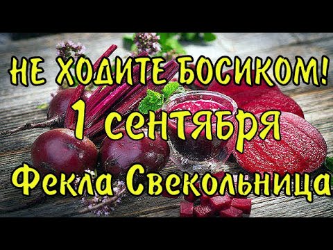 1 Сентября Народный Праздник ФЁКЛА СВЕКОЛЬНИЦА/традиции и приметы/Андрей Тепляк
