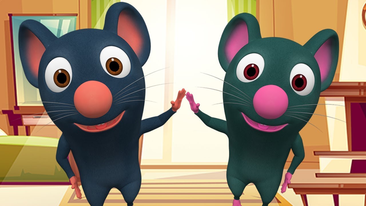दो चूहे थे - Do Chuhe the Hindi Rhymes | 3D Cartoon Nursery Rhymes  compilation for Kids | Jo Jo Kids - YouTube