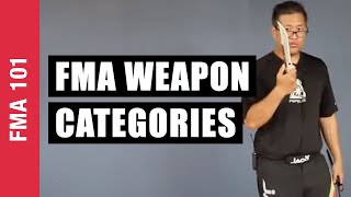 WEAPON CATEGORIES in FILIPINO MARTIAL ARTS | Kali | Escrima | Arnis | Eskrima