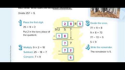 Grade 5 Chapter 3 Lesson 12 Interpret the Remainder
