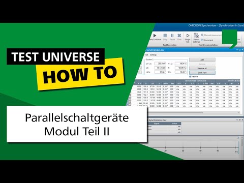 Parallelschaltgeräte Modul Teil II