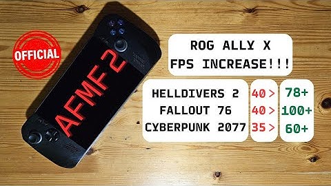 OFFICIAL AFMF 2 ROG ALLY X AND ROG ALLY DRIVERS