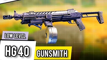 BEST low level HG 40 Gunsmith Loadout | COD Mobile