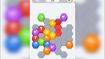 Hexa Shift - Logic Puzzle Level 69 walkthrough | Hexa Shift Level 69 Solution Gamerstein