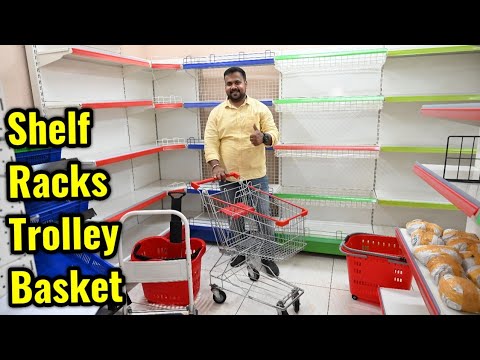 रैक्स, शेल्फ्स, ट्राली, बास्केट / SHOP RACKS & DISPLAY MANUFACTURER in DELHI / ALL STORAGE SOLUTION