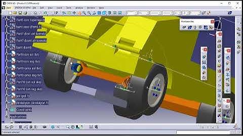 how to  create driwing simulation with catia v5  4. video