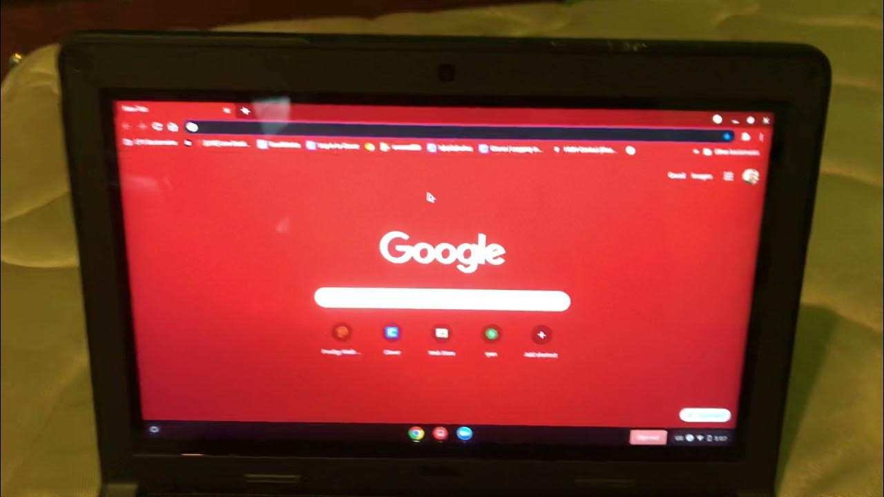 How do you take a screenshot and make it your wallpaper on a Chromebook