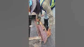 Wall bend beam formwork side installation #shorts #construction #skills