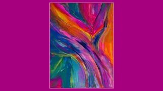 #10,002 How Do Artists Create These Stunning Spatula Swipe Fluid Acrylic Color Flows? 3.12.25