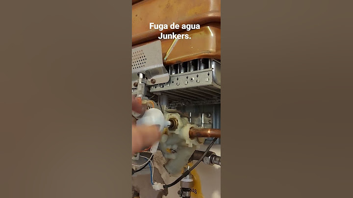 Fuga de agua Junkers, Cambio de Oring