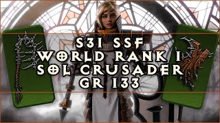 🍀Diablo 3 │ S31 SSF World Rank 1 │Norvald's Seeker of the Light Crusader │ GR 133 [13.39]